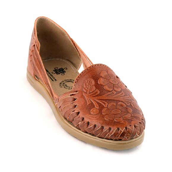 Women Leather Sandals 8 Shoe Nut Mexican Handmade Genuine Leather Comfort - Picture 1 of 8